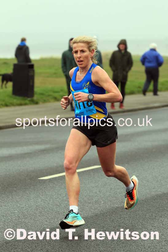 Senior womens 6 Stage 2023 Northern Mens 12 stage and Womens 6 Stage Relays and Young Athletes, Redcar. Photo: David T. Hewitson/Sports for All Pics